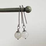 Moonstone Titanium Earrings