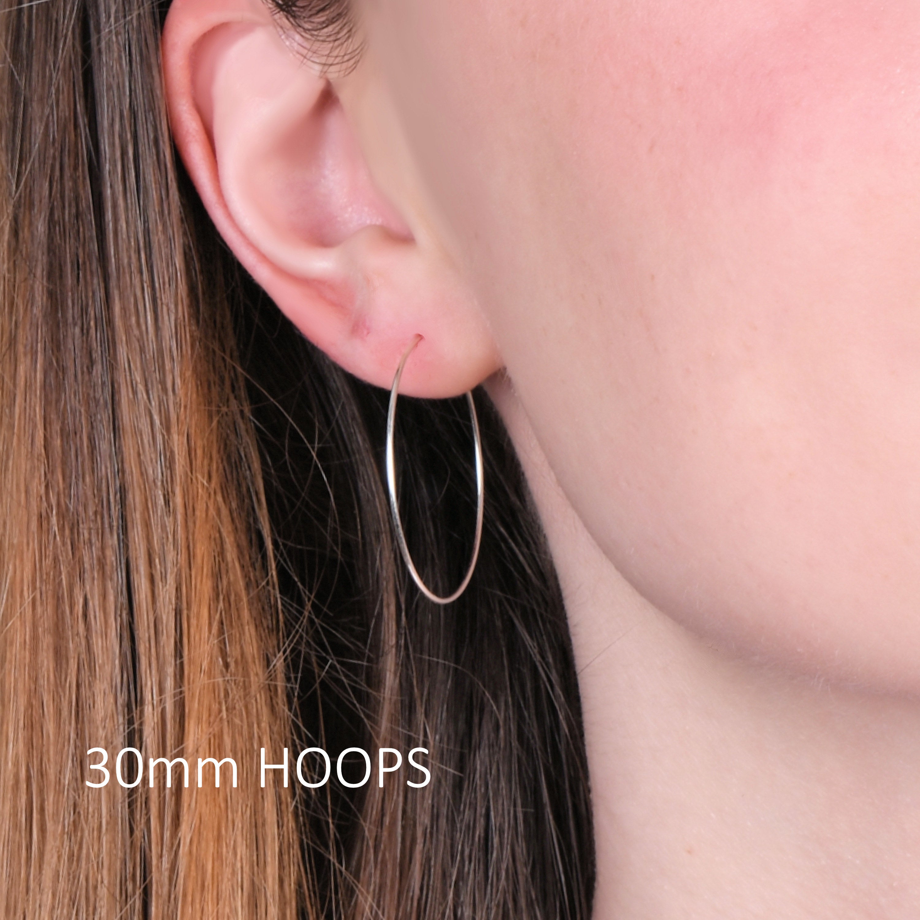 Sterling Silver Hoop Earrings