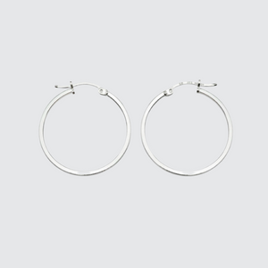 Simple Hinged Hoop Earrings