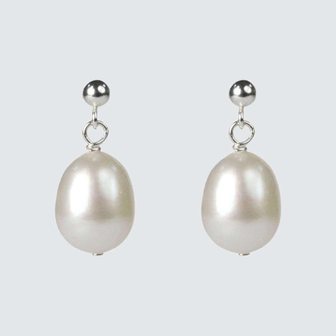 Freshwater Pearl Post Earrings