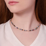 multi gemstone choker necklace