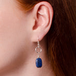 lapis lazuli drop earrings