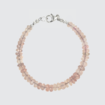 rose quartz handmade gemstone bracelet