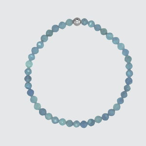 aquamarine stacking bracelet handmade gemstone jewellery