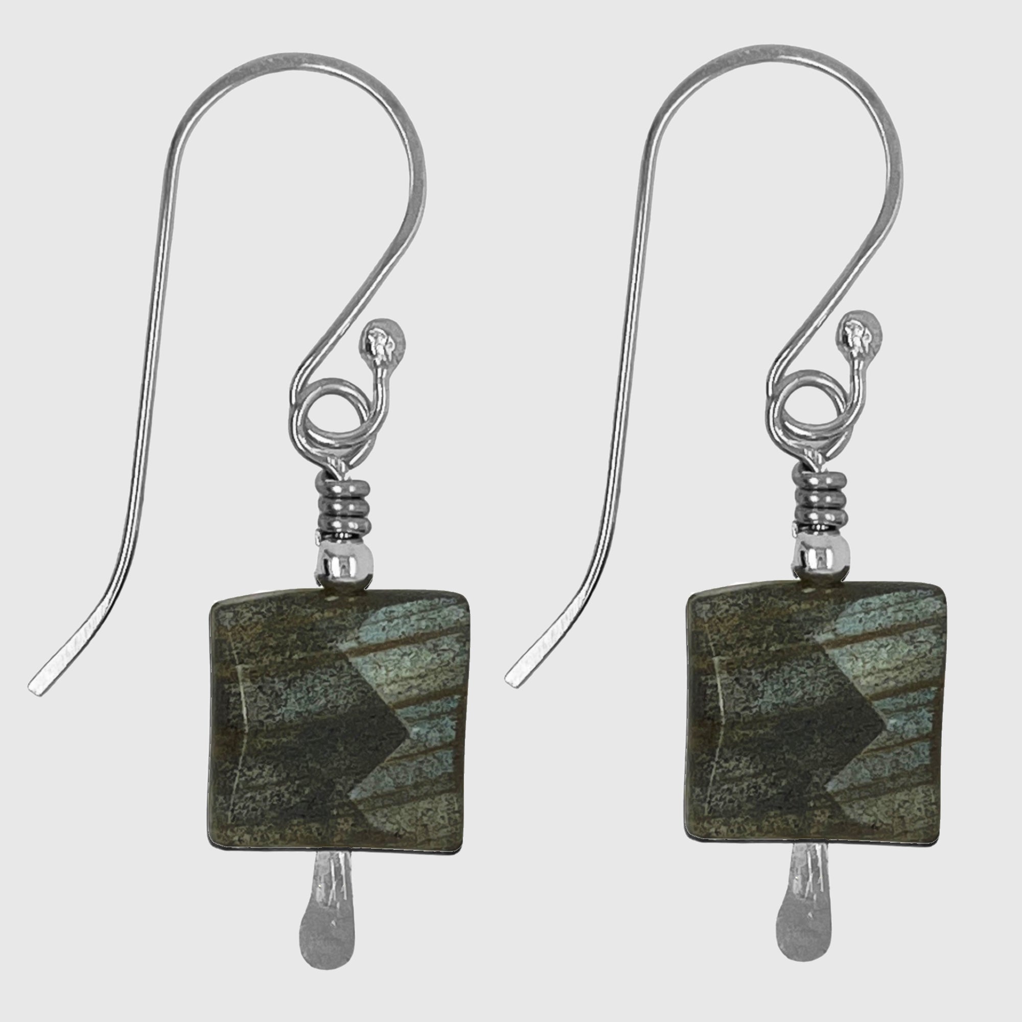 artisan labradorite earrings